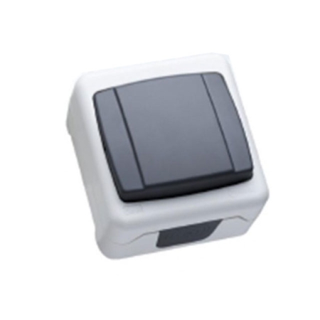 INTRERUPATOR UNIT. EXTERIOR CU CLEME 10A IP44 MAKEL