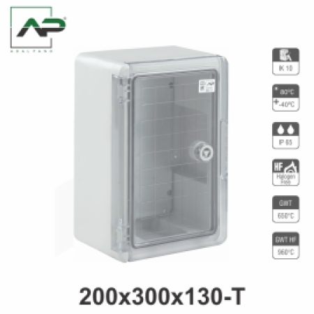 Dulap de distributie 200х300х130mm IP65 sur plastic