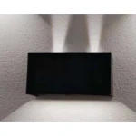 Felinar de fațadă 3W 3000K negru de exterior 200X100X100MM 220V metal IP65 LUMINA LED