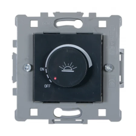 Dimmer встраиваемый черный 600B 220V rita Mutlusan