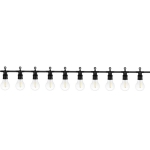 Кабель с цоколями черный 10m 220V ИП54 Элмос