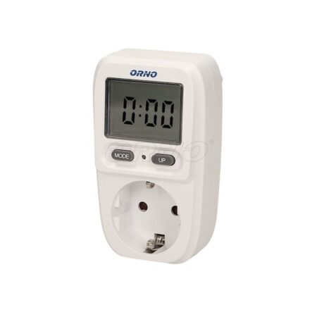 CONTOR DIGITAL LCD PENTRU PRIZA 3.6kW NEGRU ORNO