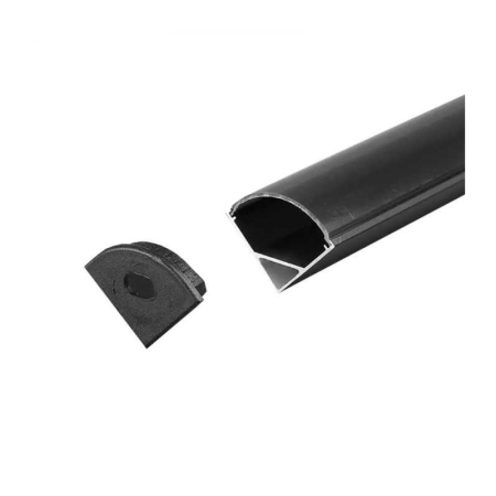 PROFIL BANDA LED CU DISPERSOR 19*19mm 2M NEGRU VTAC
