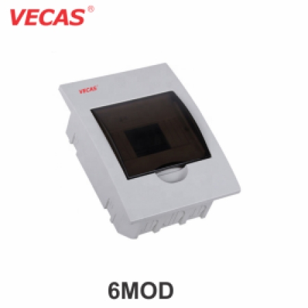 Dulap de distributie 6module IP41 alb plastic