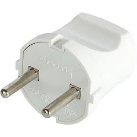 Вилка белая 10A Enext