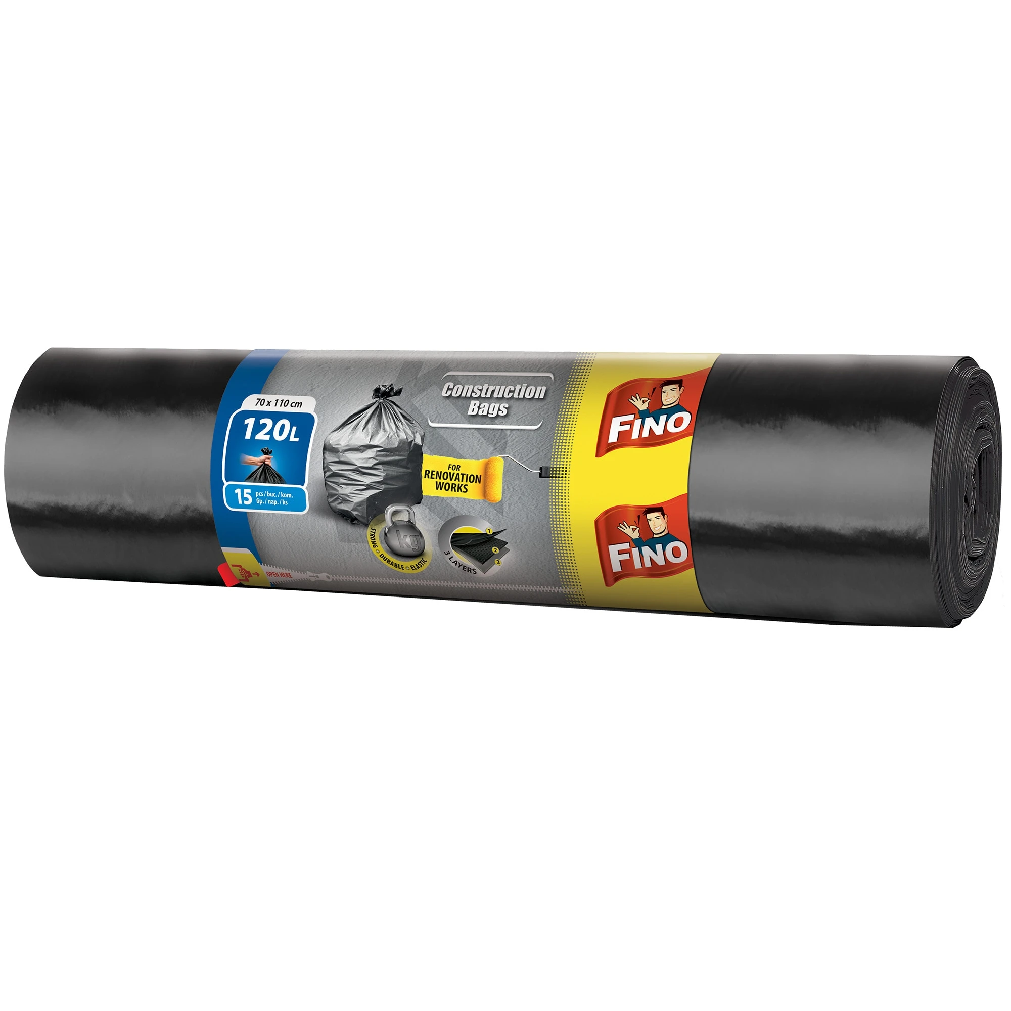 SACI GUNOI SANTIER 120L 15BUC VOREL SACI GUNOI SANTIER 120L 15BUC VOREL
