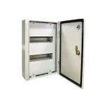 Щит для автоматов 24 модуля ИП54 серый метал