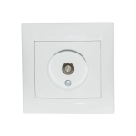 Priză de date albă incorporabilă 10A IP20 220V jasmin Elmos