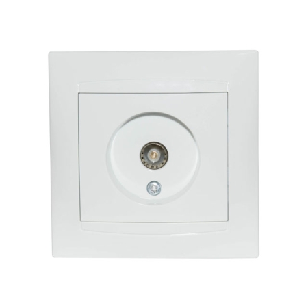 Priză de date albă incorporabilă 10A IP20 220V jasmin Elmos