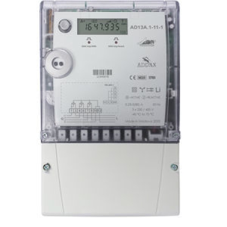 CONTOR BIDIRECTIONAL TRIFAZAT 10A RS-485 IP54 CU ANTENA+MODEM ADDAX