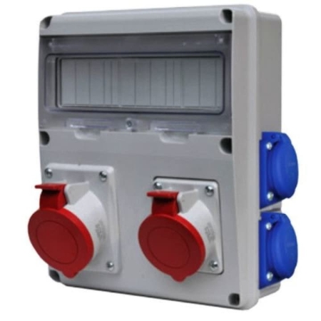 BLOC E2 PRECABLAT 1X32A 1X16A 5P SCAME