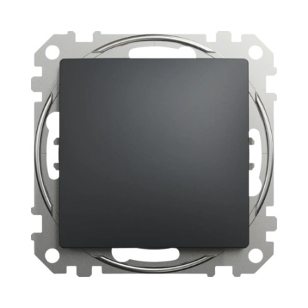 Întrerupător unitar cruce incorporabil cruce antracit 10A IP20 250V sedna Schneider