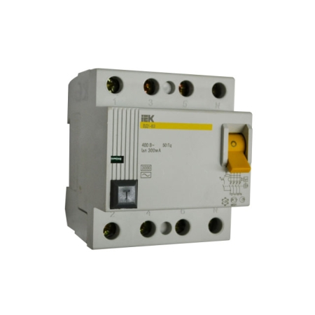 Диференциальный автоматический выключатель 25A 4P ИEK