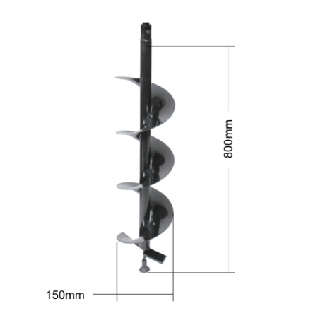 BURGHIU DE PAMANT L800MM D-150MM HUTER
