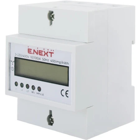 Трехфазный электросчетчик для шины Enext