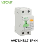INTRERUPATOR AUTOMAT DIFERENTIAL AVDT/HSL7 1P+N 32A CURBA C 100mA 10kA tip A, VECAS