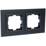 Рамка 2-я черная rita Mutlusan