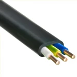 Кабель и провод ВВГнг П ВВГнг П 3x4mm черный 3x4mm медный