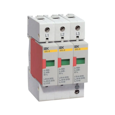 Descărcător de joasă tensiune 30 kA 3P IEK