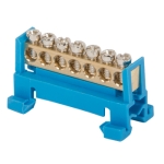 Нулевая шина изолированная синий 7P Enext