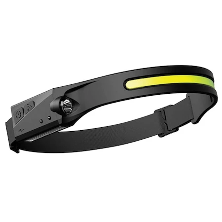 Lanternă frontală 8W cu USB Orno