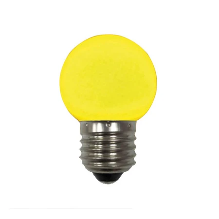 Bec LED 1W galben E27 RAINBOW Horoz