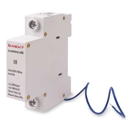 Releu de control al tensiunii 63A Enext