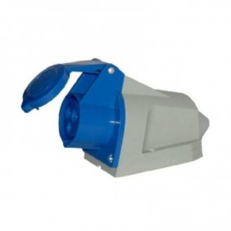 Priză industrială staționară 32A IP44 2P+PE 220V Vecas