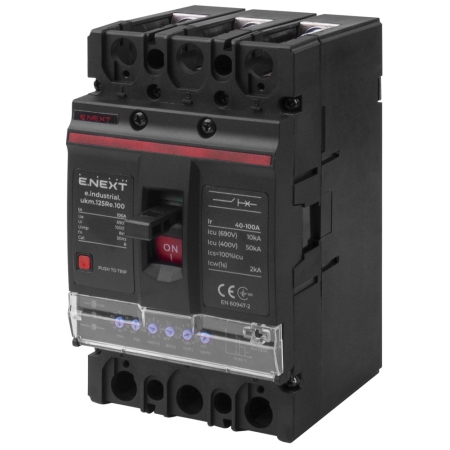 INTRERUPATOR AUTOMAT CU REGLAJ ELECTRONIC 3P 100A ENEXT