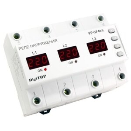 RELEU DE CONTROL A TENSIUNII 40A 380V (MAX-50A) DIGITOP