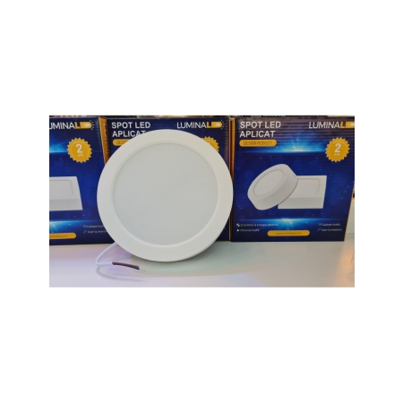SPOT LED APLICAT ROTUND 18W 7000K D226x35mm LUMINA