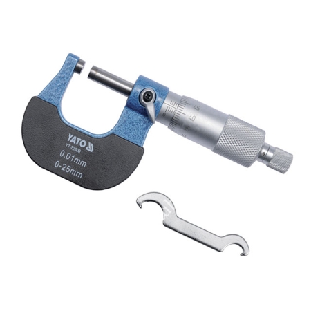 Микрометр 0-25mm Yato