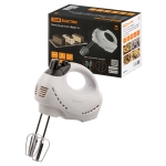 MIXER MANUAL 200W 5 VITEZE 2 SET. DUZE ALB<ZEUS>