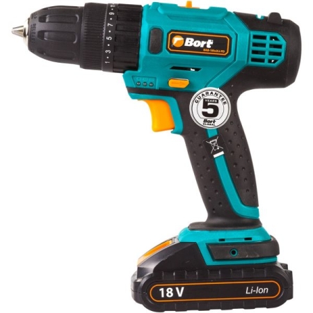 Masină de găurit/înșurubat 18V acumulator 1.5Ah BORT