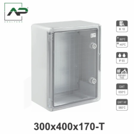 Dulap de distributie 300*400*170mm IP65 sur plastic