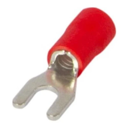 Наконечник вилочный изолированный kрасный 0.5-1.5MM Enext