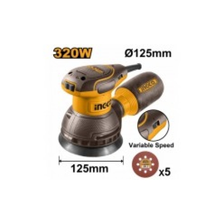 MASINA DE SLEFUIT ALTERNATIV SI ORBITAL 320W 125MM INGCO