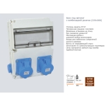 BLOC DE DISTRIBUTIE DIN ABS PLASTIC 288X218X124 IP65 ADALPANO