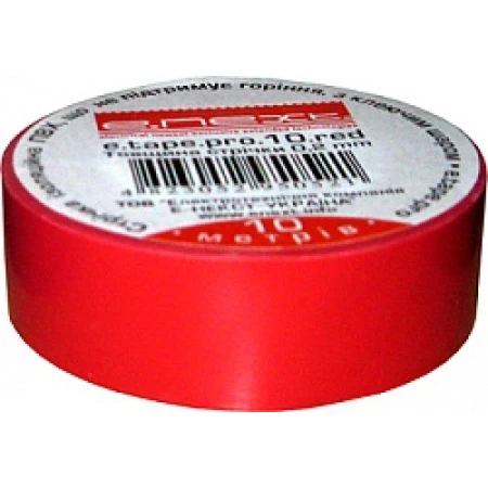 Изолента красный 20m PVC Enext