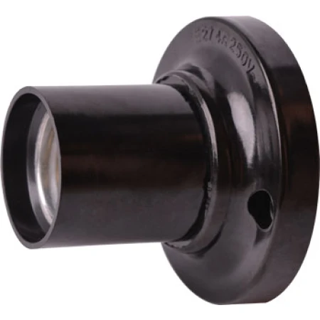 Dulie cu suport dreapta E27 neagră Enext