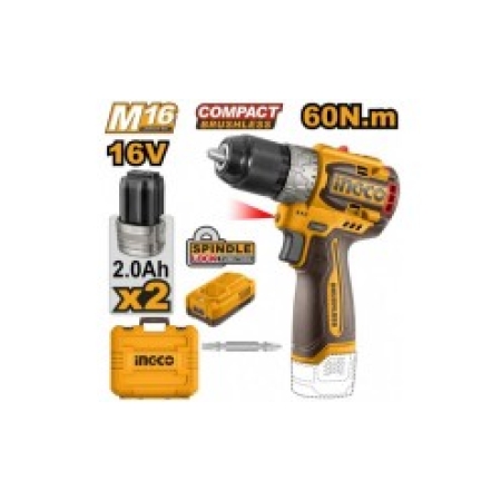 MASINA DE GAURIT SI INSURUBAT CU ACUMULATOR LI-ION 16V 2.0AH.M INGCO