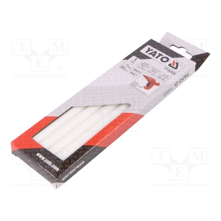 CLEI PENTRU PISTOL DE LIPIT 11x200MM 5BUC ALB YATO