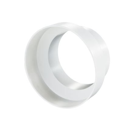 Conector de aeroduct alb plastic 60 x 100 mm Ventika