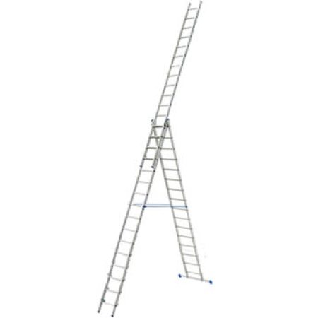 Scară de aluminiu telescopice VHR P 3*16 11124 cm 4251 cm 3 trosoane ELKOP