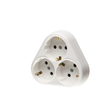 PRIZA TRIPLA CENTRATA CU IMPRIMARE 16A 250V ELMOS