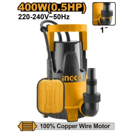 POMPA DE DRENAJ 400W 220-240V 50HZ INGCO