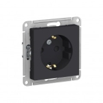 Priză incorporabilă cu împământare neagră 220V 16A IP20 220V rita Mutlusan