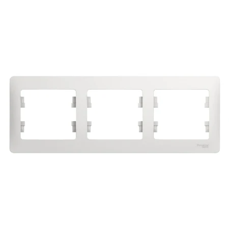 Ramă triplă albă jasmin Elmos