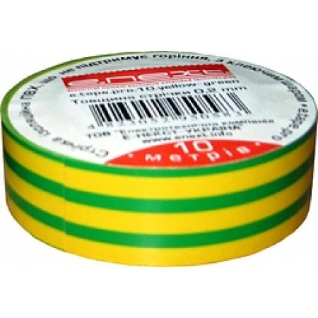 Изолента жёлтый/Зелёный 20m PVC Pro Enext
