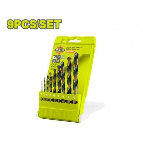 SET BURGHIE PENTRU METAL HSS 9B DYLLU SET BURGHIE PENTRU METAL HSS 9B DYLLU